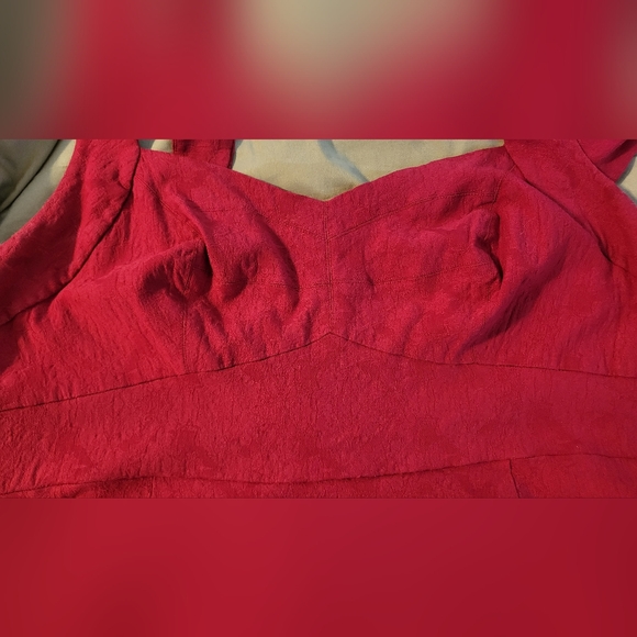 Size 20 red fit and flare dress by Torrid - Picture 6 of 6